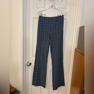 Ganni stretch seersucker flared pants